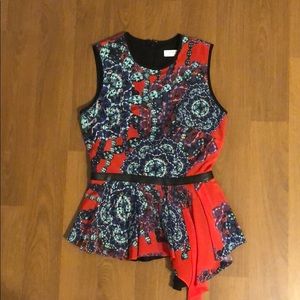 Funky peplum top
